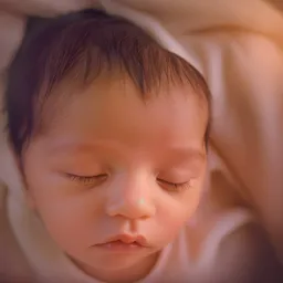 Photorealistic, AI generated baby photo of a 3D ultrasound