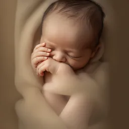Photorealistic, AI generated baby photo of a 3D ultrasound