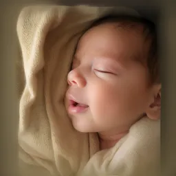 Photorealistic, AI generated baby photo of a 3D ultrasound