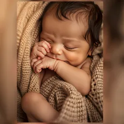 Photorealistic, AI generated baby photo of a 3D ultrasound
