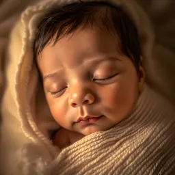 Photorealistic, AI generated baby photo of a 3D ultrasound